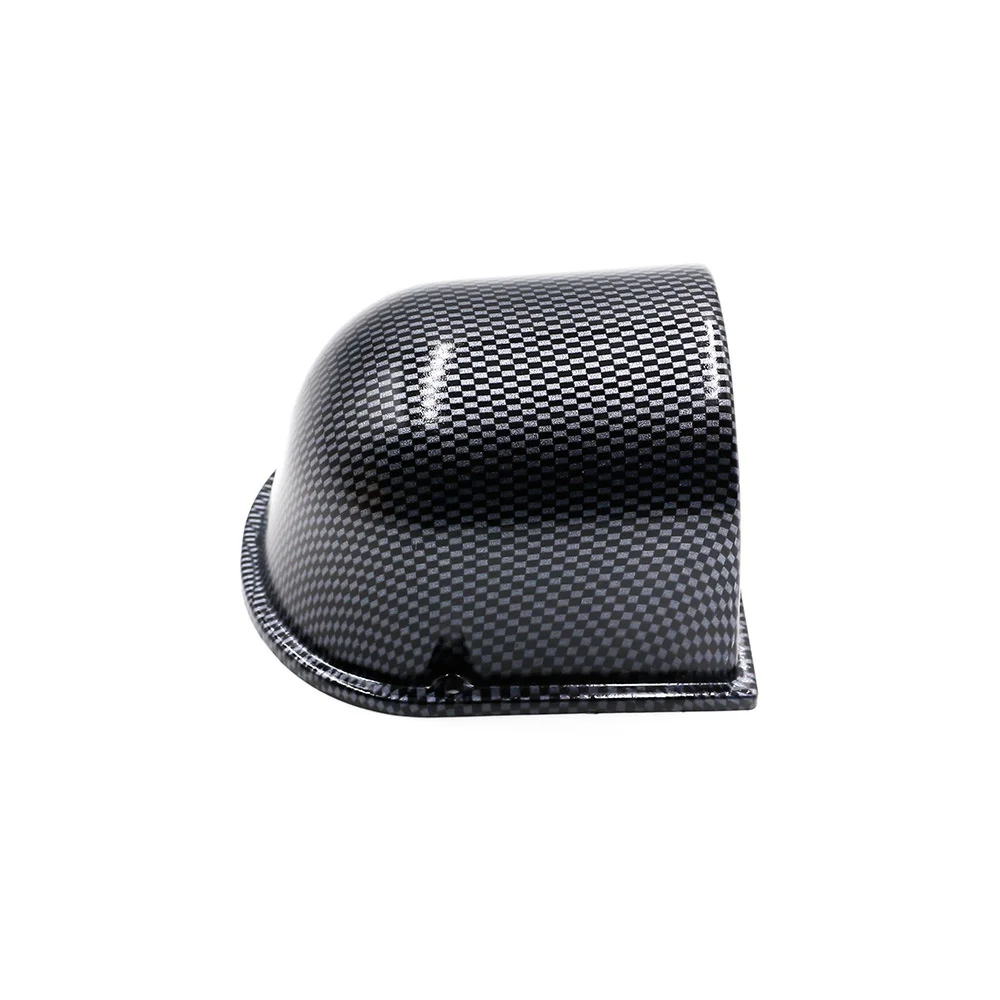 Straight 52mm Instrument Mounting Bracket Single Hole Seat Carbon Fiber Instrument Rack