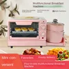 220V 4-in-1 Breakfast Maker with Toasting, Grilling, and Waffle Plates for Quick and Easy Breakfasts 1