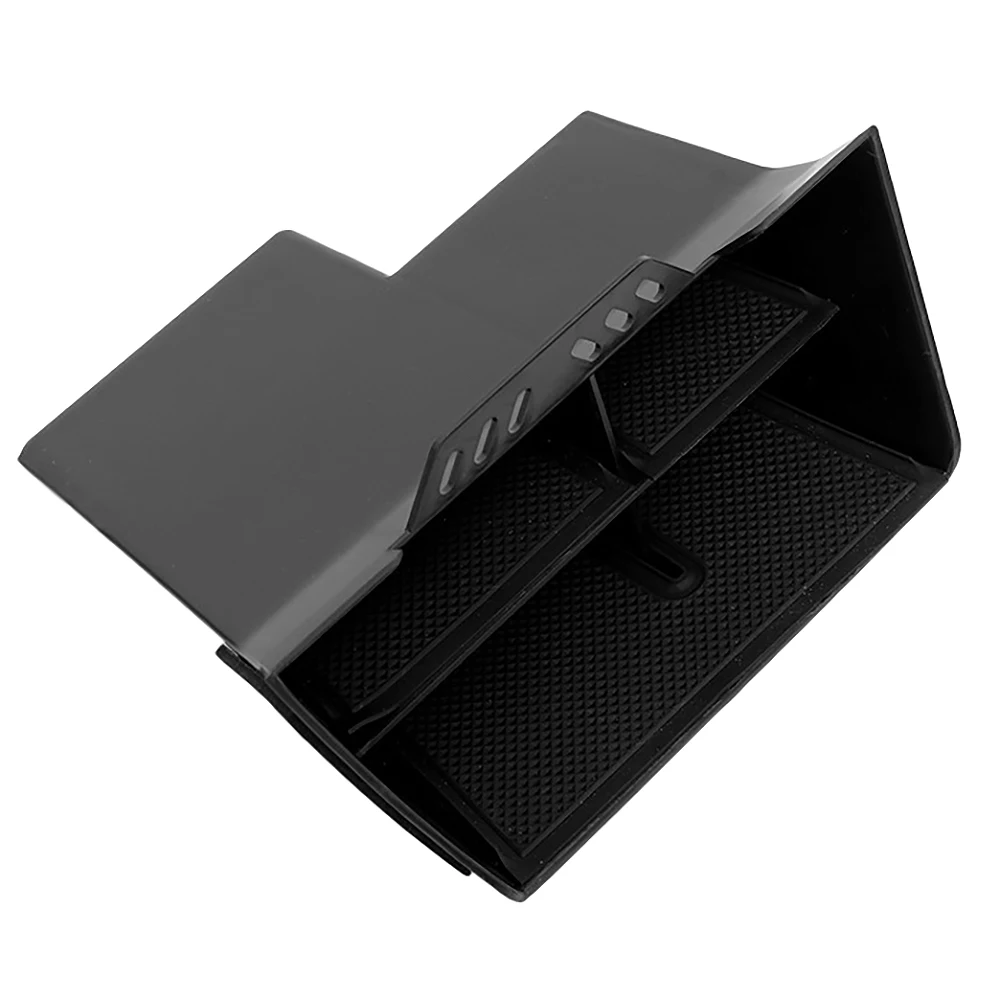 A54K-혼다 시빅 2016 2017 2018 2019 인테리어 액세서리 자동차 블랙 ABS 내부 콘솔 중앙 수납함