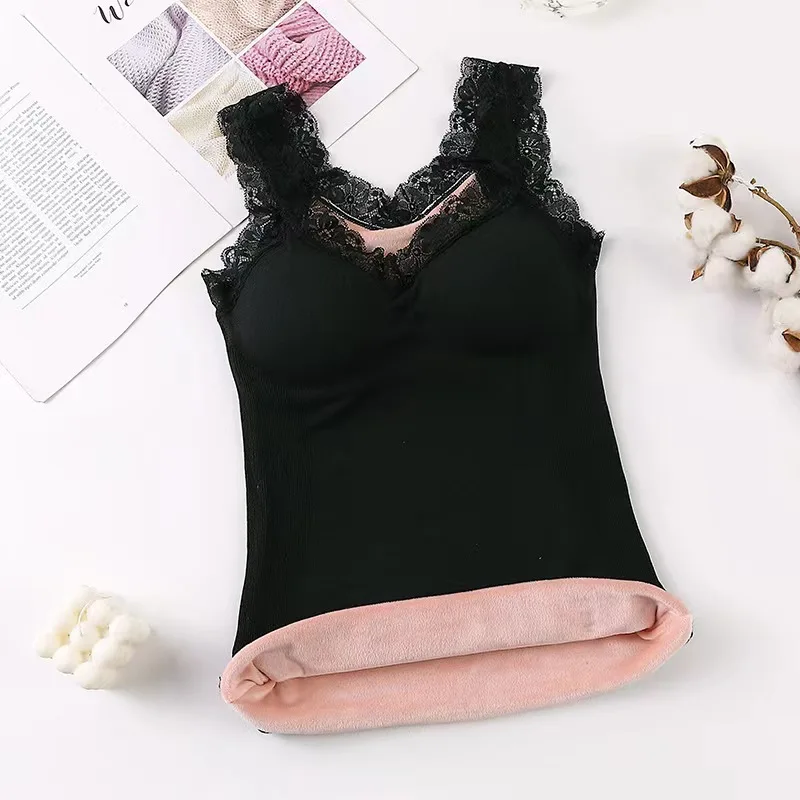 

Thermal Underwear Plus Size Vest Thermo Lingerie Women Winter Clothing Warm Top Inner Wear Thermal Shirt Undershirt Intimate