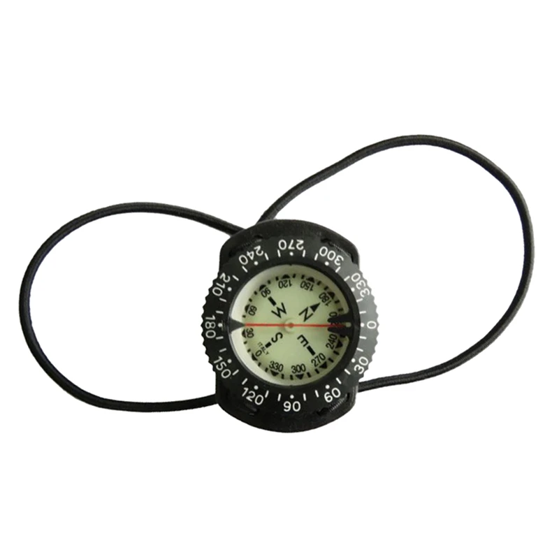 

Bungee Compass Scuba Diving Compass Underwater 100M Diving Professional Waterproof Compass With Bungee Cord