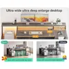 79" L Shaped Desk, L Shaped Computer Desk with 2 Power Outlets & Monitor Shelf, Home Office Desk with Storage Shelves, Reversib 6