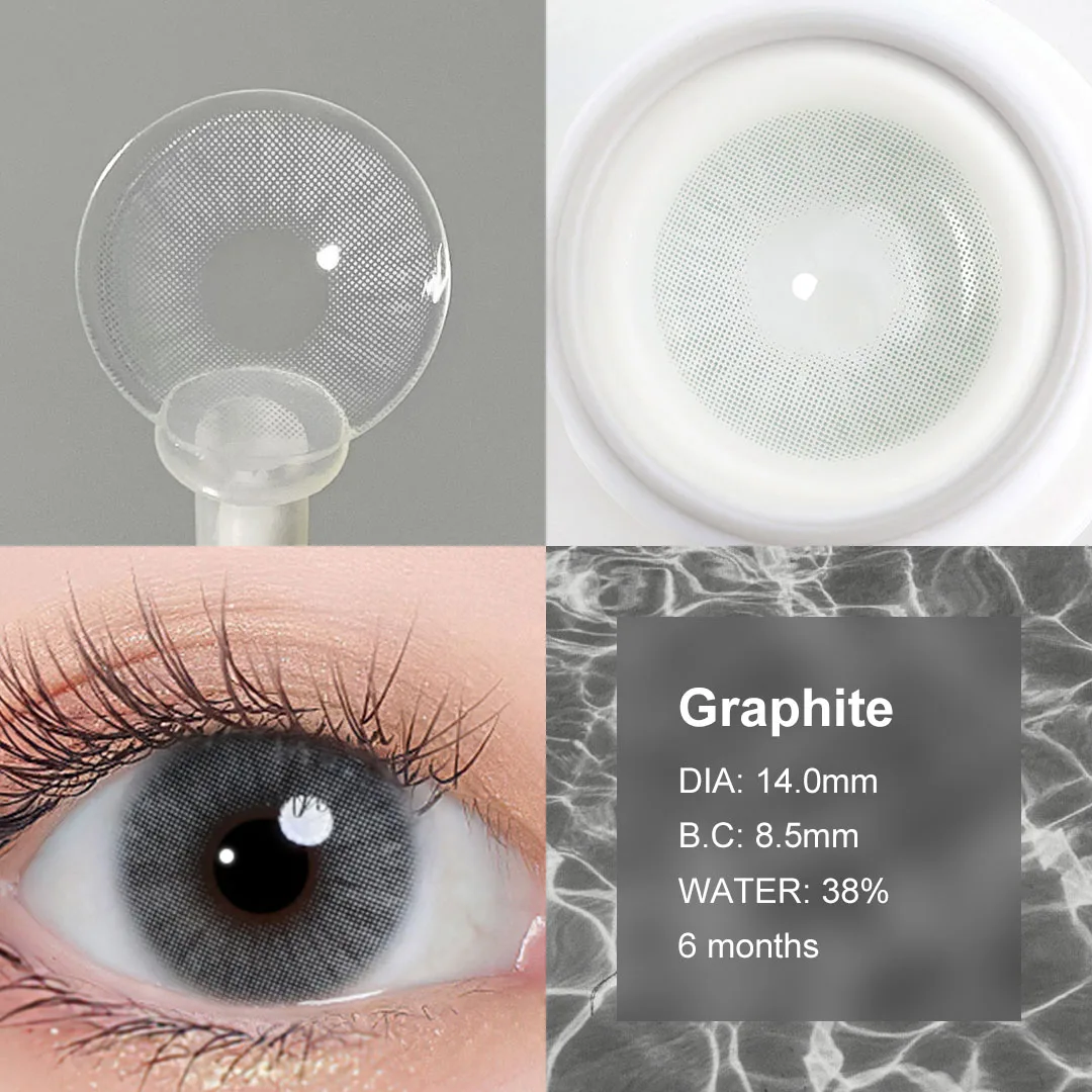 Hidrocor Prescription Natural Eye Color Cosmetic Contact Lenses