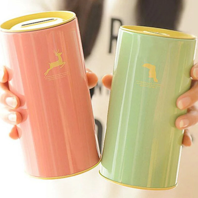 Animal Candy Color Piggy Bank Metal Coin Box 1PC piggy bank coin bank