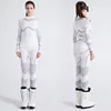 Women Girl Skiing Underwear Set Fitness Thermal Gym Ski Snowboarding Hiking Jogging Sport Running Yoga Exercise Suit Long Johns 6