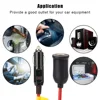 With 15A Fuse 3.6 M Socket Auto Charger Cable Female Socket Plug Car C-igarette Lighter Extension Cord 12V 24V 6
