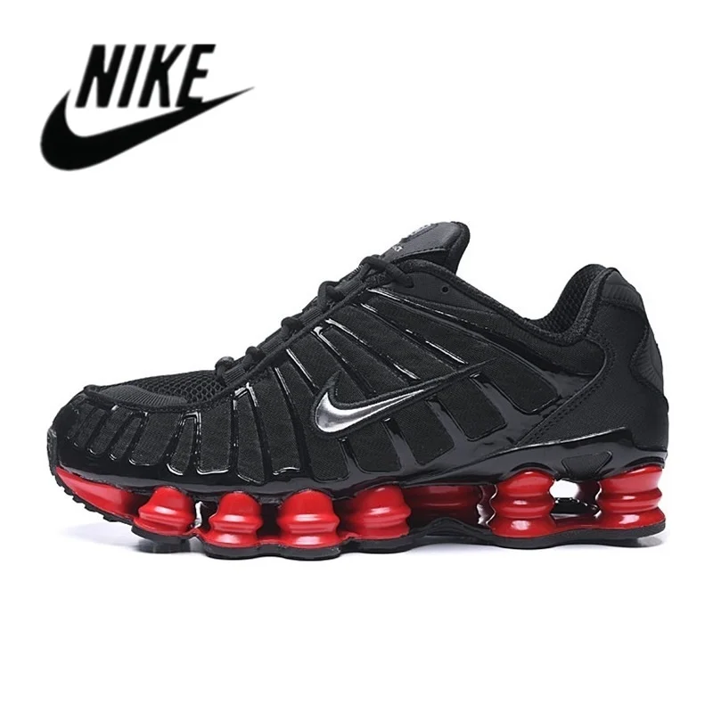 靴 shox NIKE New Arrival Nike Shox TL 1308 Column Men's Red Black Gold