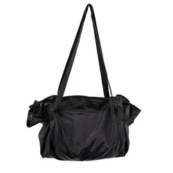 Spacious Foldable Travel Organizer - Durable, Lightweight & Waterproof Tote Bag (Black)