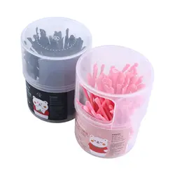 Makeup Tool Ear Pick Cleaner Nail Art Sticks Ear Cleaner Spoon Cotton Pads Cotton Bud With Ear Spoons Disposable Cotton Swabs