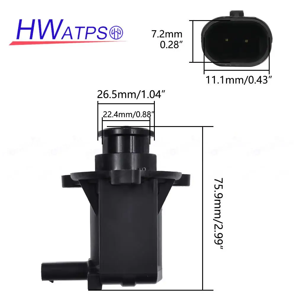 For Buick Envision Regal Cadillac ATS CT6 CTS Chevrolet Camaro Malibu GMC Terrain Turbocharger Solenoid Valve 12653327 55499323