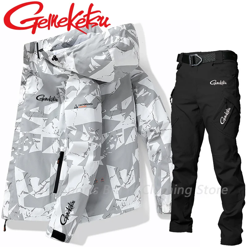 Autumn Brand Men's Assault Suit New Outdoor Breathable Jacket Windproof Hiking Suit Spring Waterproof Hiking Fishing