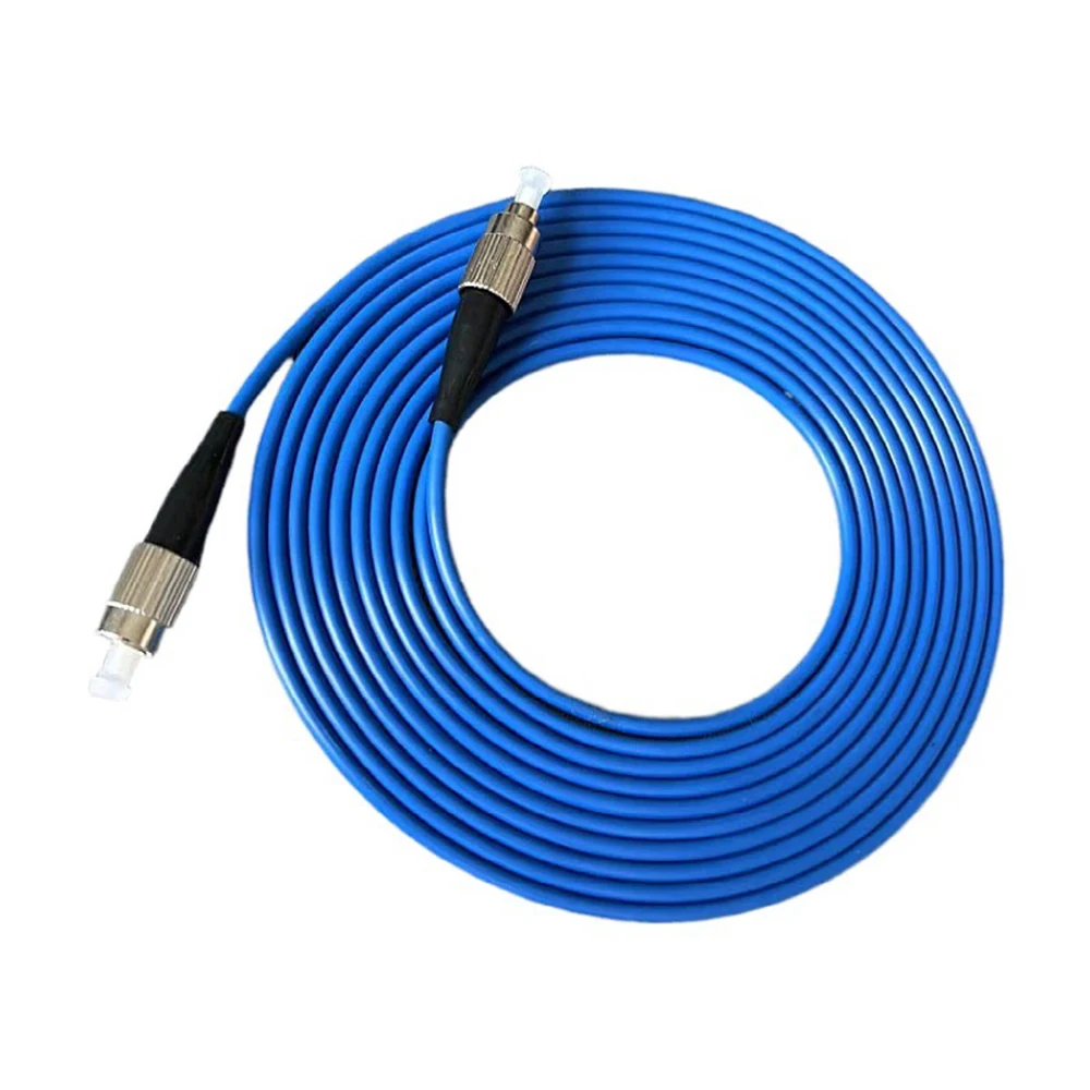 FC UPC to FC UPC Armored 3.0mm Fiber Optic Patch Cable 1/2/3/5M Indoor G657A1 Simplex OS2 SM SX 3M FTTH