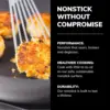 Professional Fry Pan Set - Includes 9.5” & 11” Fry Pans - Easy-to-Use Nonstick Cookware - Dishwasher, Metal Utensil & Ov 3
