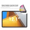 2 Pieces HD Scratch Proof Tempered Glass Screen Protector For POCO Pad 12.1-inch Xiaomi POCO Tablet Oil-Coating Protective Film 4