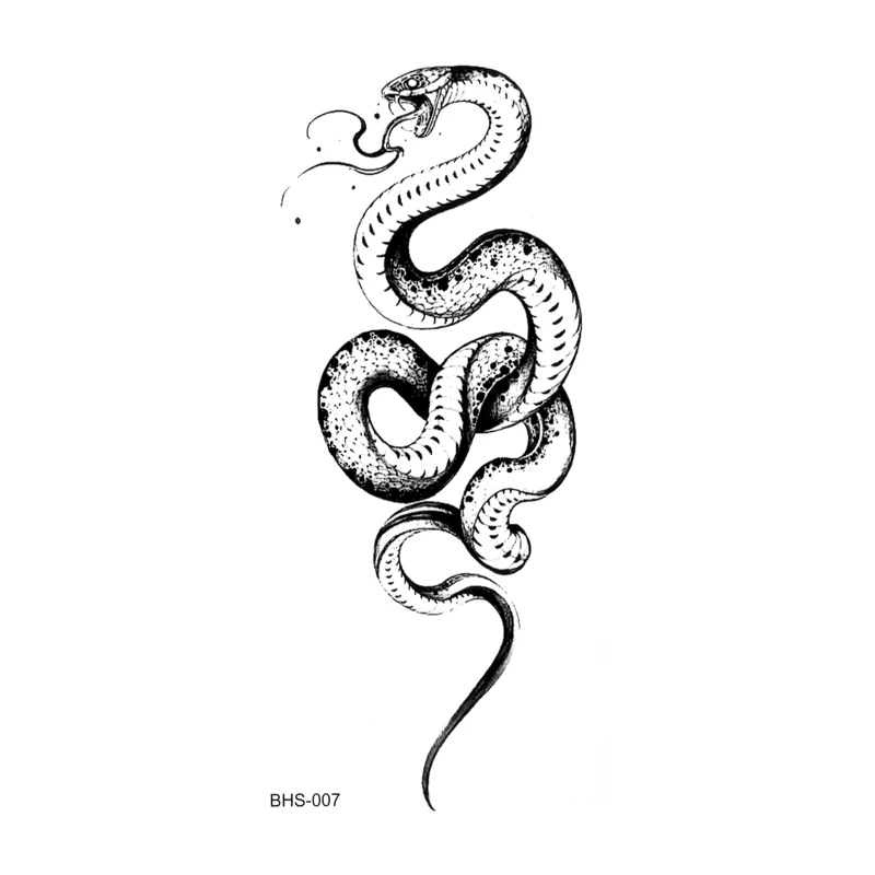 34 Stile Schlangen Wasserdicht Temporäre Tattoos Fake Tattoo Schönheit Tiere Flash Tattoo Aufkleber – Detail 14