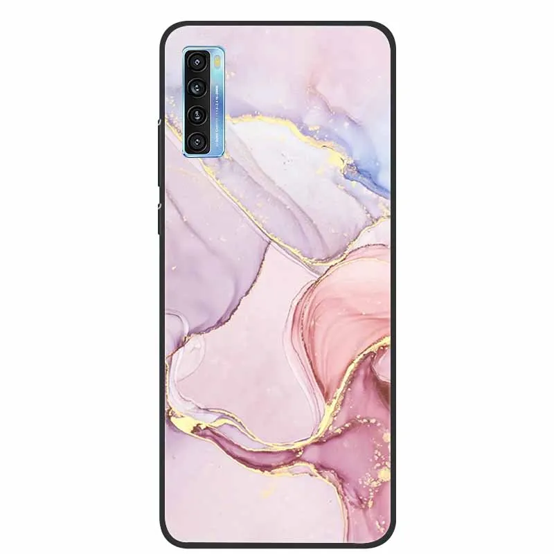 Marble Soft TPU Silicone Back Cover Coque Bumper