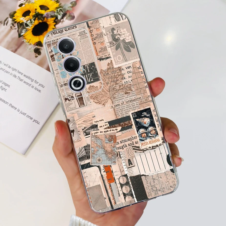 Luxury Flowers Painted Soft Silicone Phone Case - Elegant Bumper Cover