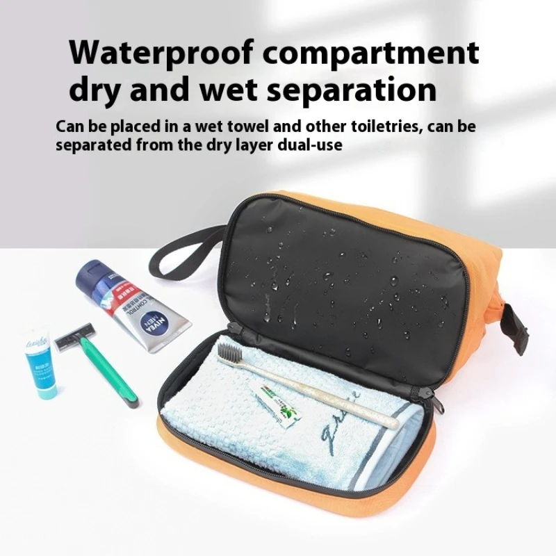 Toiletry Bag Storage Pouch Makeup Bag Travel Organizer for Father Day Gifts Traveling Toiletries Outdoor Business Trip