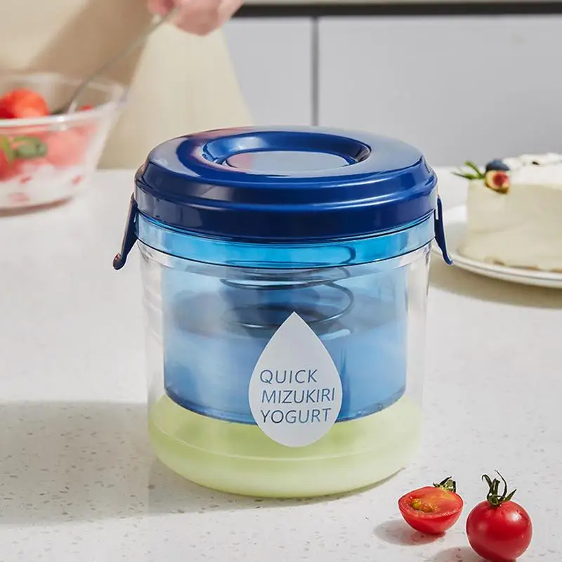 1300mlYogurtStrainerYogurtWheySeparatorReusableHomemadeYogurtFoodStrainerYogurtMaker