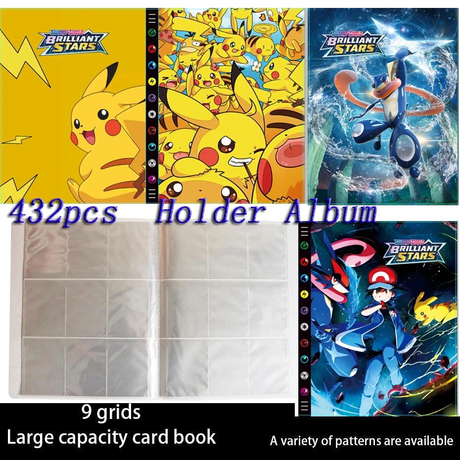 Альбом-держатель для карт коллекции игрушек покемонов 432 шт. | Игрушки и хобби
