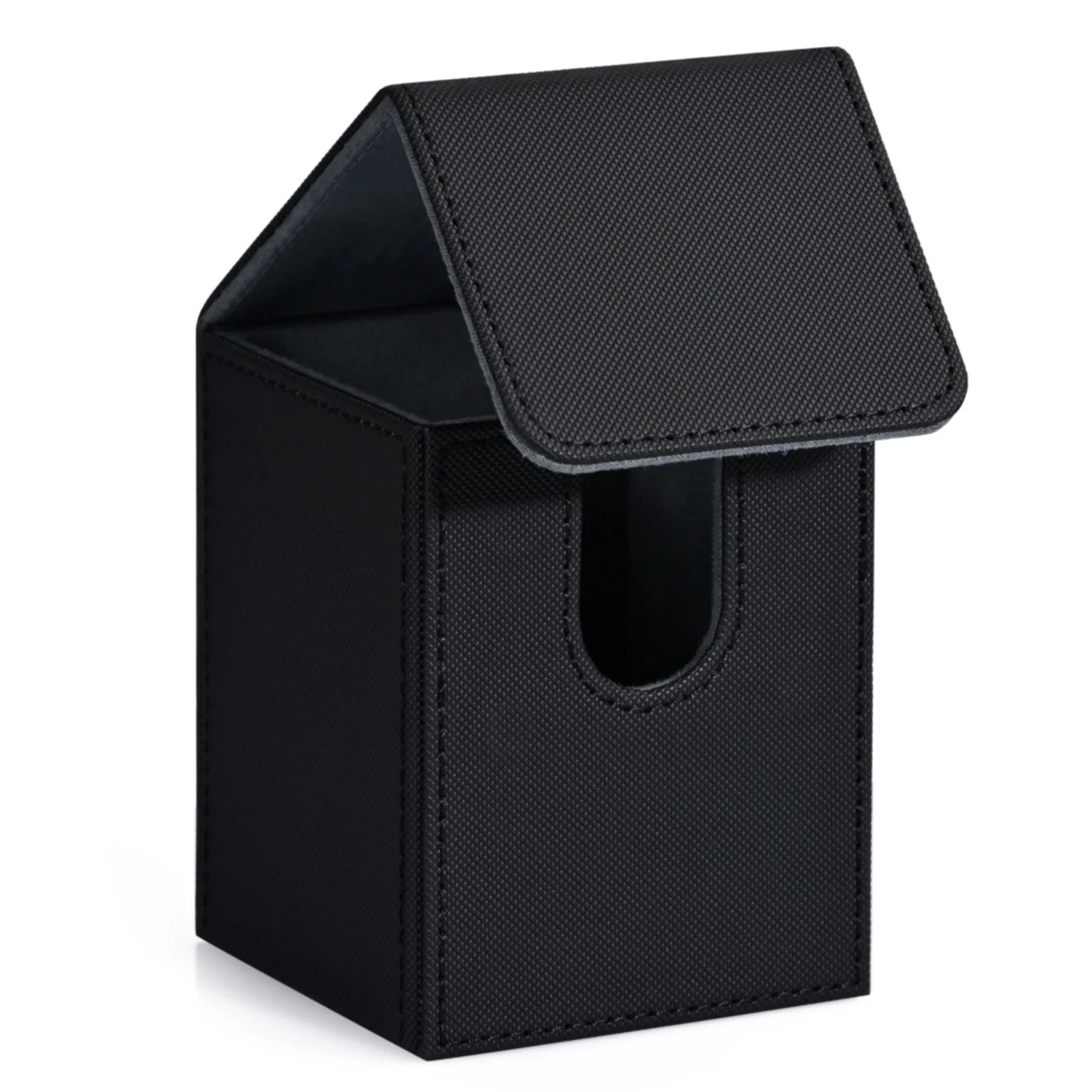 Card Storage Box Card Deck Box holds 100+ Single Sleeved Cards PU Leather Magnetic Closure Magic cards TCG cards