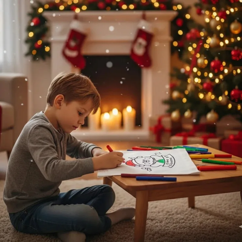 Non Woven Cartoon Handbags for Kids Arts Crafts Christmas Party