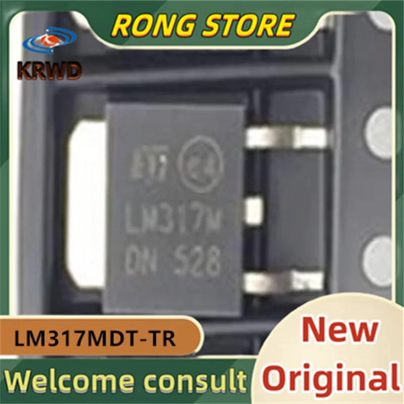 

(50 шт./100 шт.) Φ LM317MDT LM317 TO-252 Новый и оригинальный чип IC