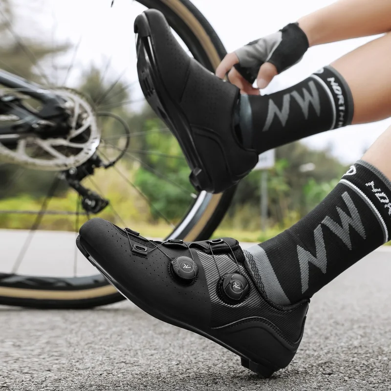 LiXingMing Road Bike Cycling Shoes Men Women A5 Racing Self-Locking Speed Bicycle Sneakers Cleats Mtb