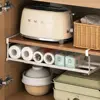 Simple Partition Shoe Tray storage Household Retractable Under Hanging Layered Space-Saving Multi-Purpose Cabinet Class Shelves 3