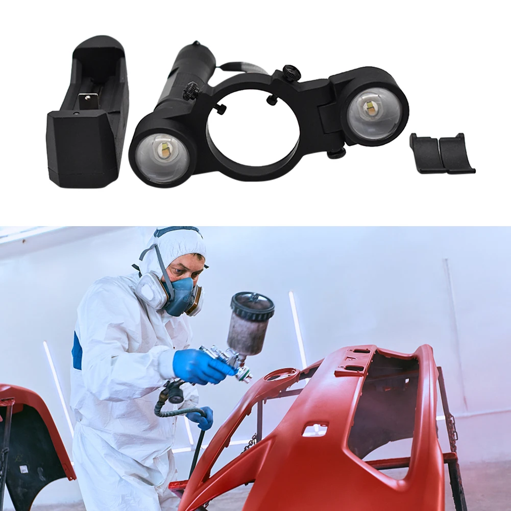  Spray Gun Fill Light Adjustable Brightness Spray Paint Gun Light  for Automobile : Automotive