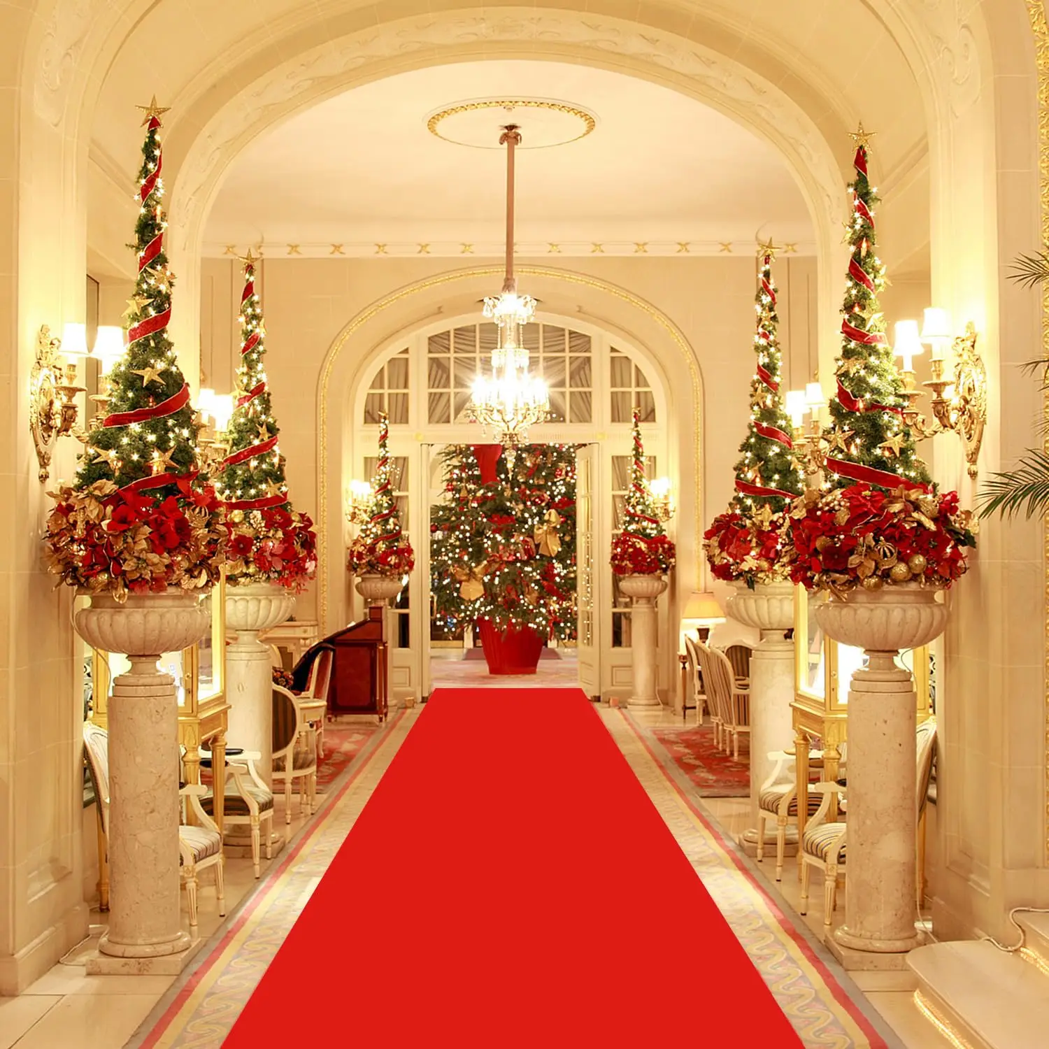 1 Piece of Hotel Aisle Carpet, Red Thick Wedding Aisle Carpet, Proposal Party, Holiday Event,
