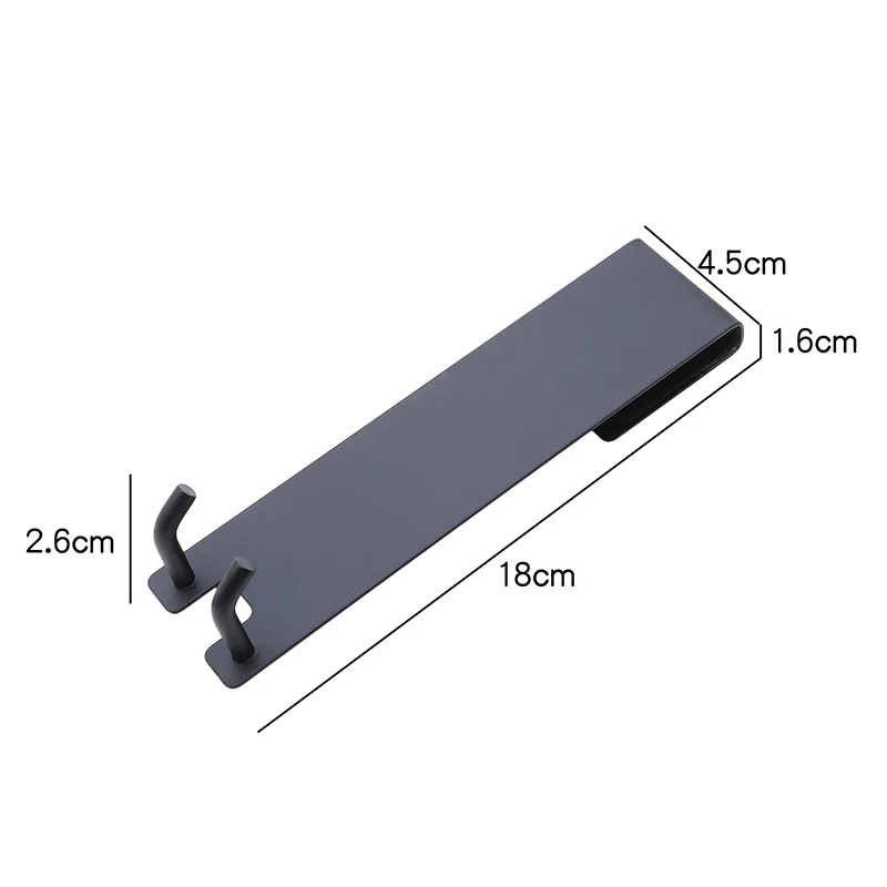 Single Double Side Bathroom Shower Door Hook Over Glass Door Shower Towel Rack Stainless Steel Drilling Free Towel Holder Hanger towel holder shower towel rack