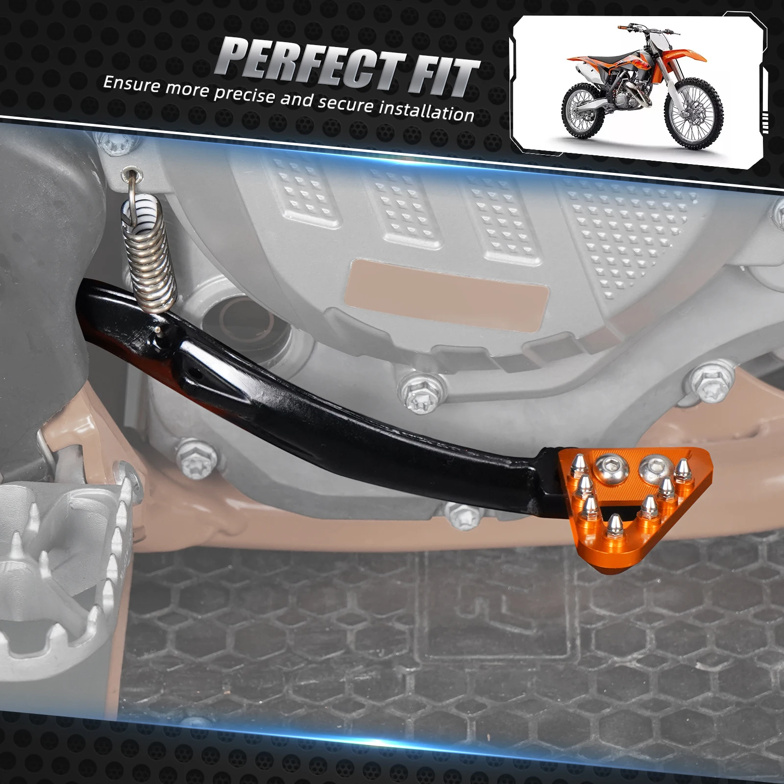 Für 2025 2024 Husqvarna TE300 TE250 TE150 TC 125 250 300 TX 2023 Motorrad Bremspedal Hebel Schalthebel kit – Detail 2