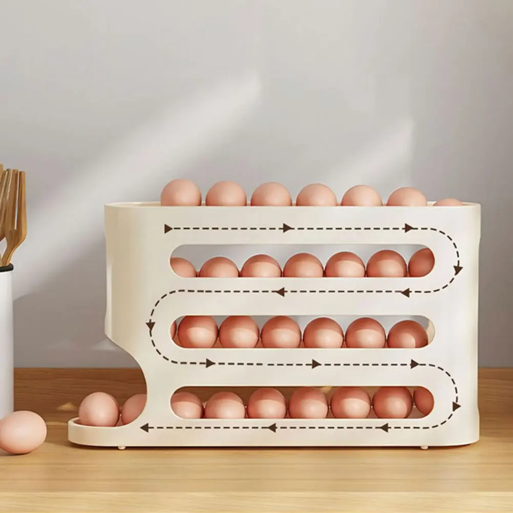 Plastic Automatic Egg Dispenser for Refrigerator Storage
