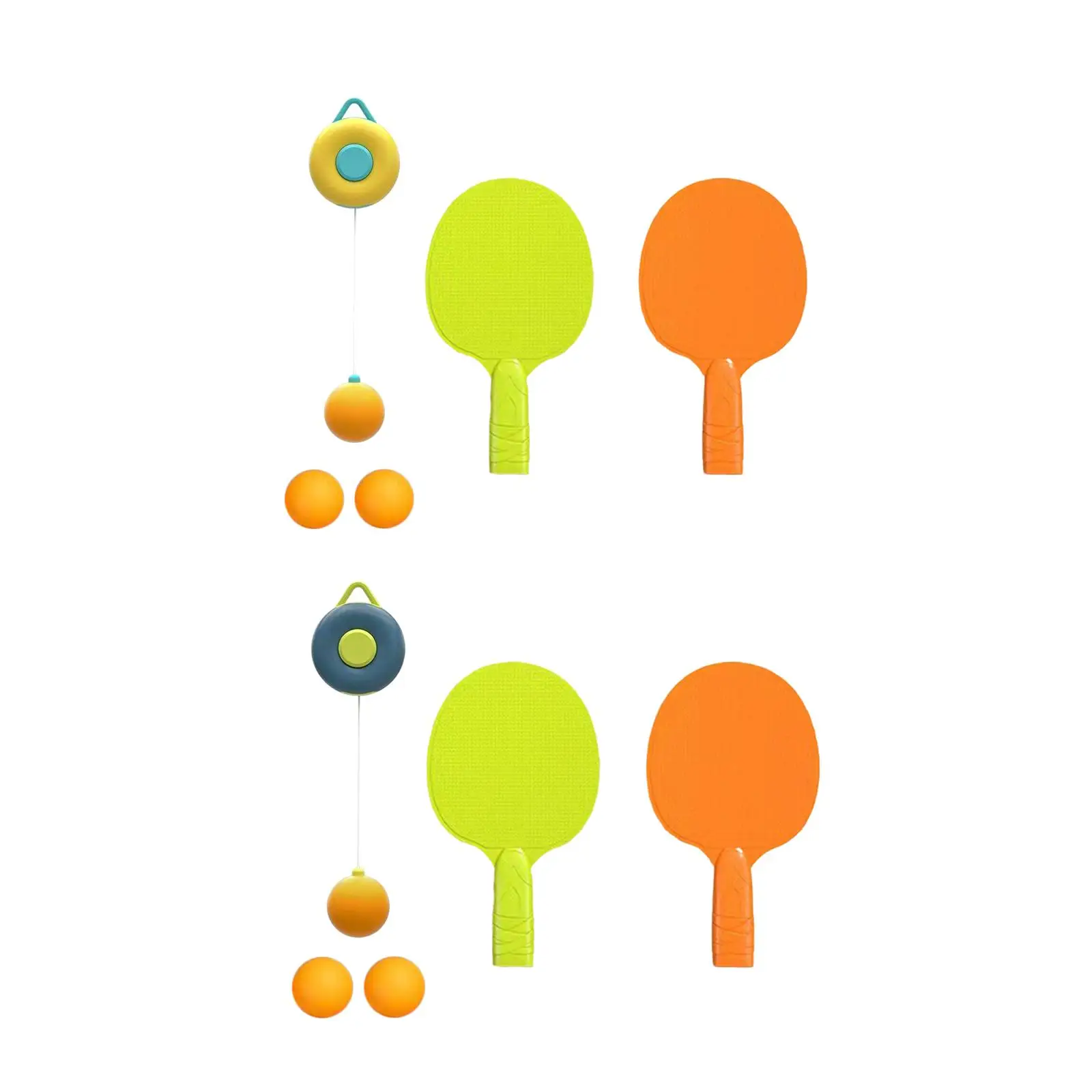 

Hanging Table Tennis Trainer Set Tennis Practice Equipment with Racket Ball for Game Activity Sports Workout Indoor Playing