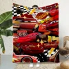 Disney Lightning McQueen Car Printed Blanket Picnic Blankets Warm Blanket Soft and Comfortable Blanket Home Travel Birthday Gift 1