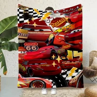 Disney Lightning McQueen Car Printed Blanket Picnic Blankets Warm Blanket Soft and Comfortable Blanket Home Travel Birthday Gift 1