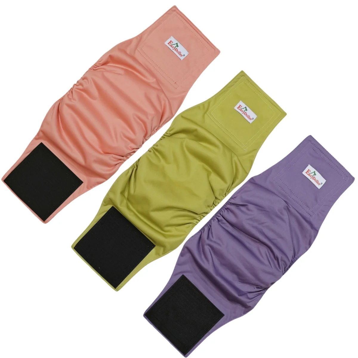 Washable Male Dog Diaper Cloth Underwear Pet Sanitary Panties Puppy Reusable Nappy Belly Band Wrap Leak Proof Diapers 3 Pack pet diapers dog diapers dog nappies