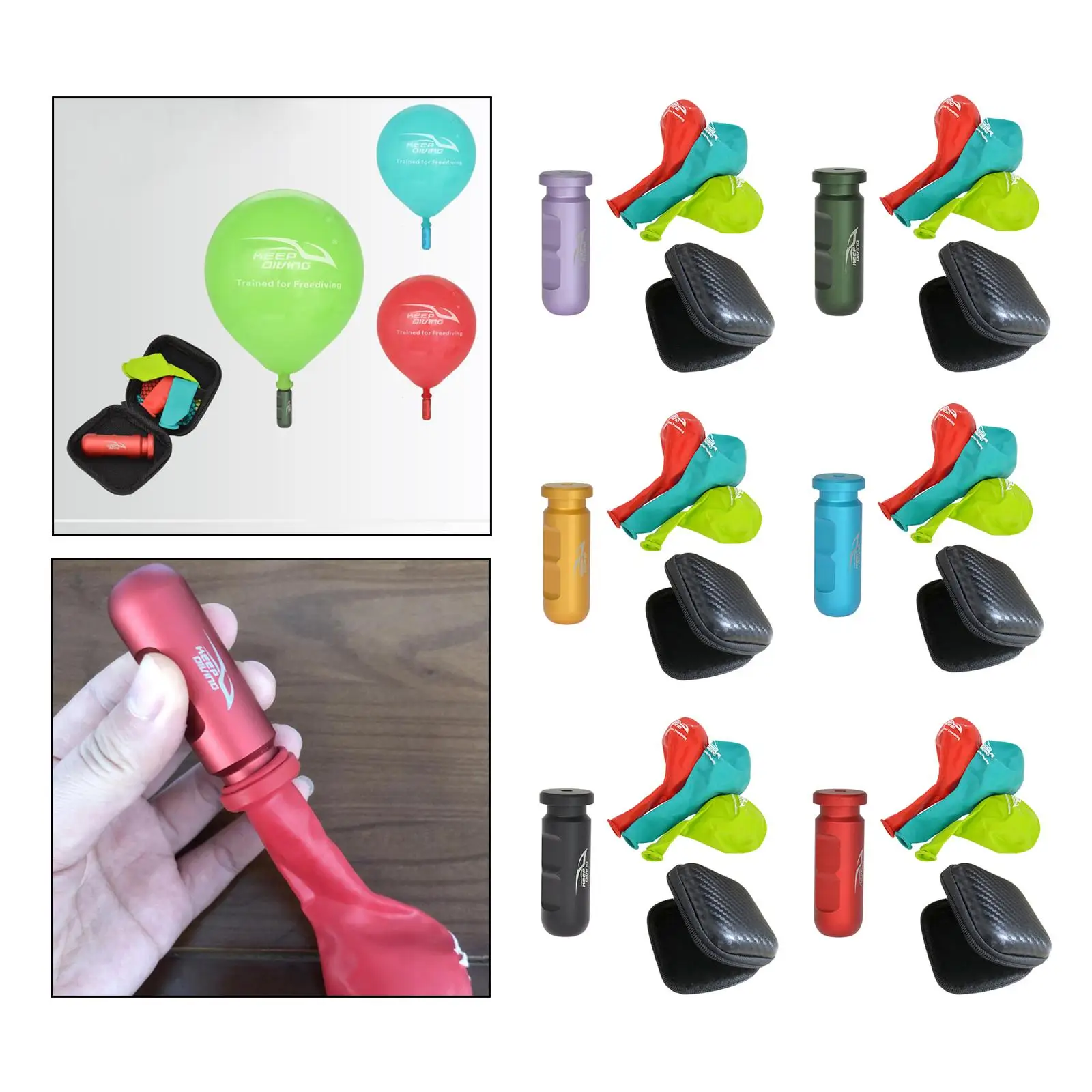 Freediving Ear Pressure Equalization Tool with Compact Storage Case