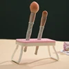 Foldable Silicone Makeup Brush Storage Box Holes Pencil & Brush Holder Plastic Desk Organizer Stand Cosmetic Box Display 3