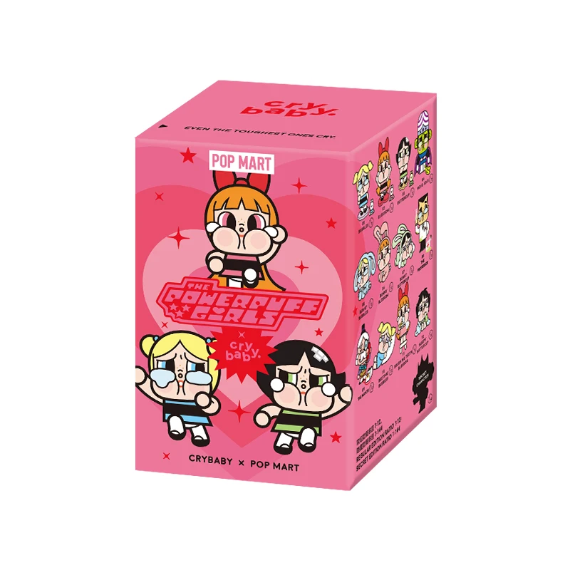 thumbnail image 1 of New Crybaby Powerpuff Girls Blossom Bubbles Buttercup Figure Pvc Model Doll Guess Toys, 1 of 5