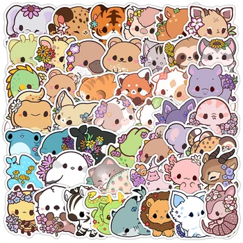 10/30/50pcs Cute Cartoon Animale Adesivo Estetico Decorativo Telefono Da Parete Scrapbook Impermeabile Del Fumetto Adesivo per I Bambini Giocattoli Regali