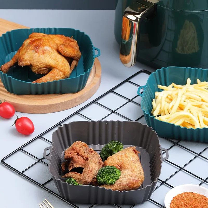 Silicone Air Fryer Tray Square Replacement