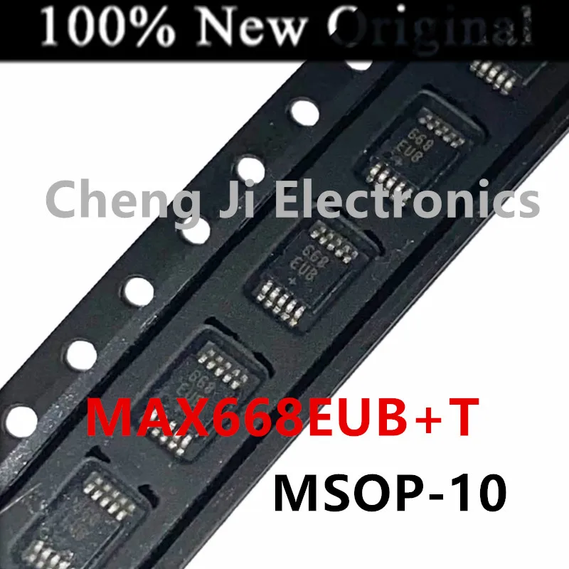 10Pcs/Lot   Max668Eub  Max668Eub+T  668Eub   Msop-10  New Original Pwm Boost Controller Chip    Max669Eub   Max669Eub+T   669Eub