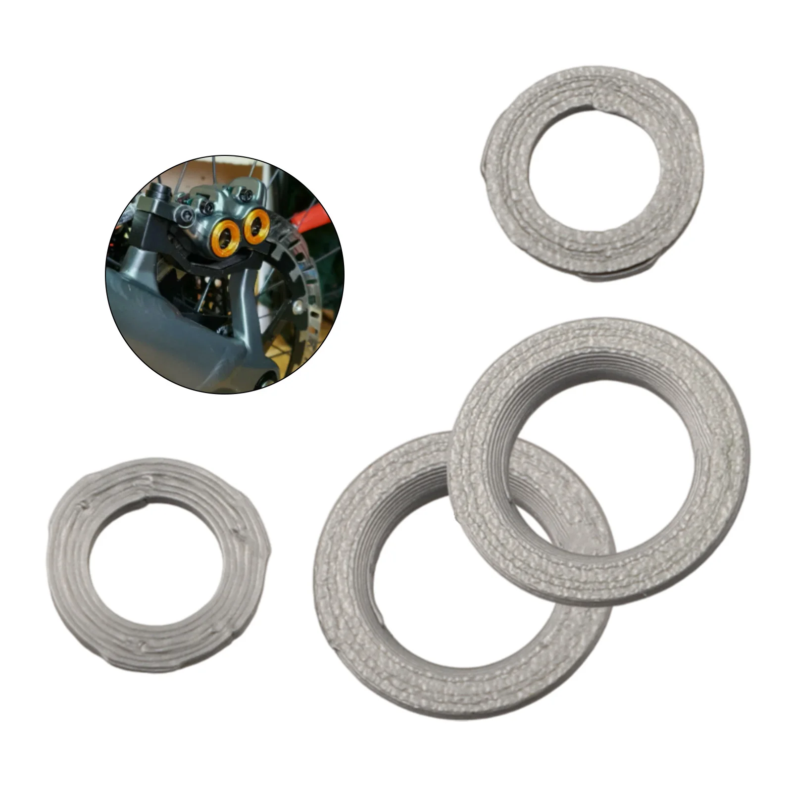 Bicycle Caliper Cover ABS 4 Piston Brake Decorate Kit Ring 4pcs For MAGURA MT5 MT7 Bike Brake Components