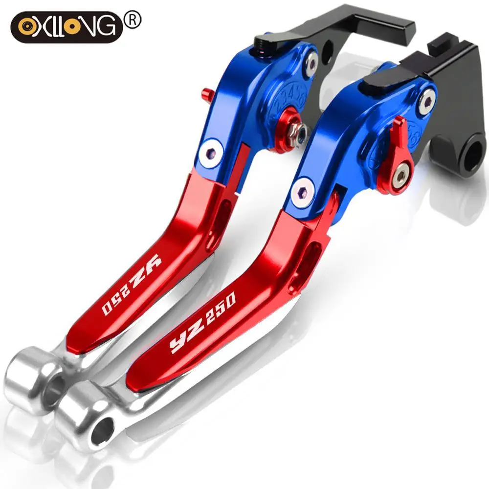 

Motorcycle handbrake Adjustable Brake Clutch Levers YZ250 Accessories CNC Clutch Brake Lever Handle FOR YAMAHA YZ250 1994 1995