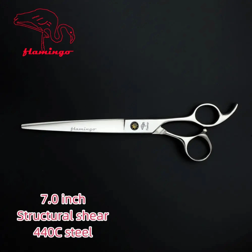 Original Flamingo hair sissors，professional barber tools，hairdressing shears，6-6.5-7 inch，440c steel，man and women