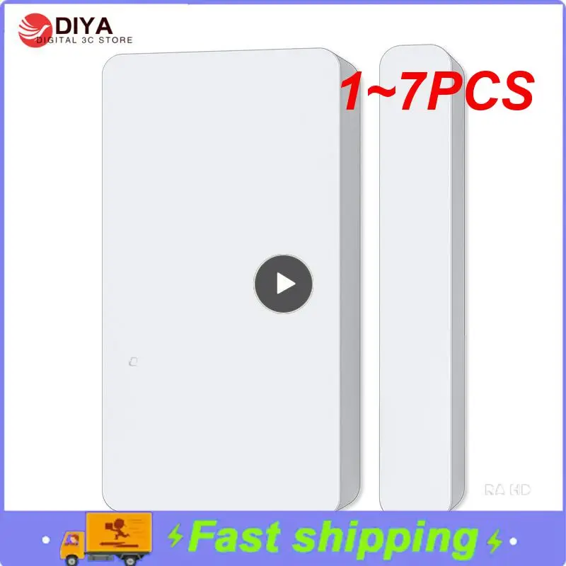 

1~7PCS Automation Security Protection Tuya Door And Window Magnetic Sensor Works With Homekits Door Open Closed Detectors