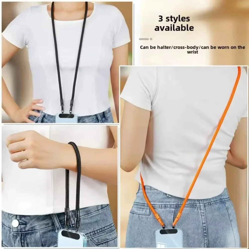 Versatile Adjustable Crossbody and Neck Lanyard with Tether Tab
