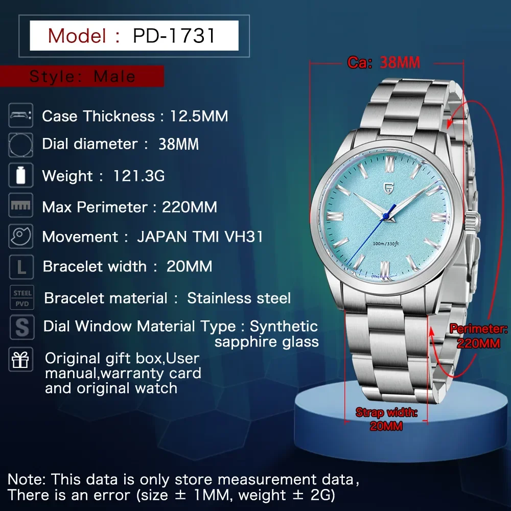Pagani Design PD-1731 Quartz Watch thumbnail 2